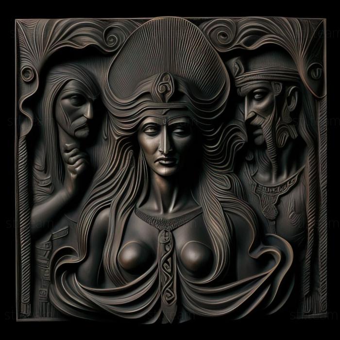 3D model Ernst Fuchs (STL)